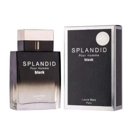 عطر سبلاندد بلاك لورا ماريس للرجال حجم 100 مل - Genie Perfume Shop #
