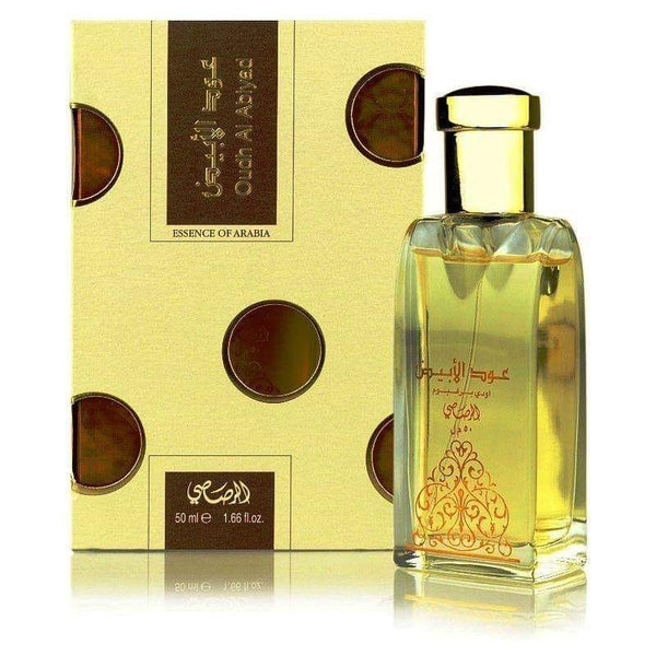 عطر عود الابيض للجنسين من الرصاصي حجم 50 مل - Genie Perfume Shop