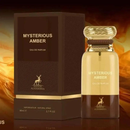 عطر ميستريوس أمبر للجنسين من الهمبرا - 80مل - Genie Perfume Shop #