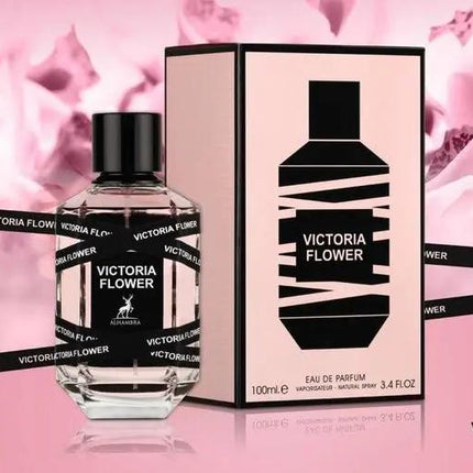 عطر فكتوريا فلاور للنساء من الهمبرا حجم 100 مل - Genie Perfume Shop #