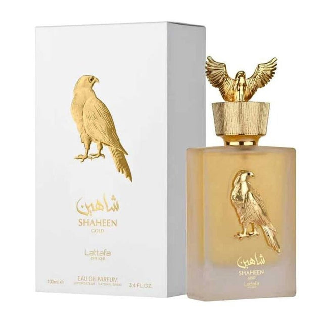 عطر شاهين الذهبي للجنسين من لطافه - 100 مل 2a873e0a8fa7b7285051c1ad0dd8c424