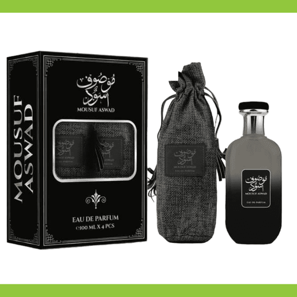 عطر موصوف اسود للجنسن حجم 100 مل 3
