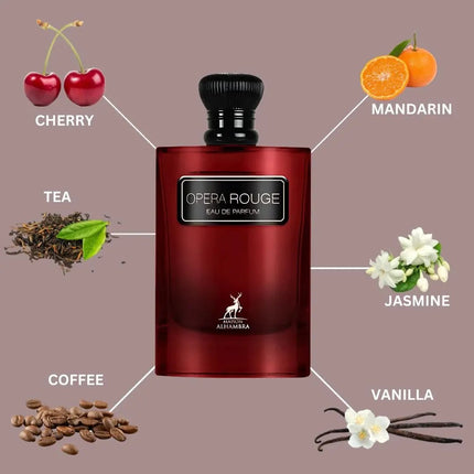 عطر اوبيرا روج للنساء من الهمبرا 100 مل - Genie Perfume Shop #