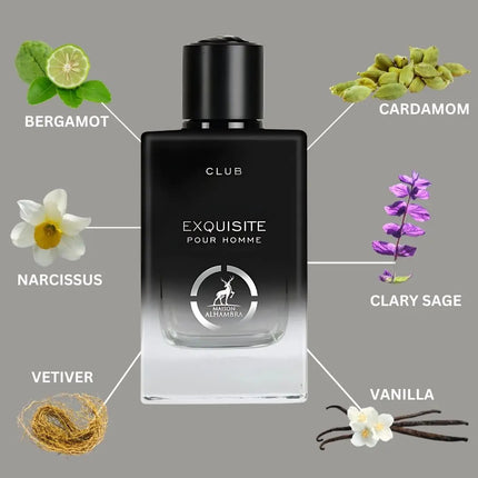 عطر اكسكويزيت بور هوم للرجال من الهمبرا - 100 مل - Genie Perfume Shop #