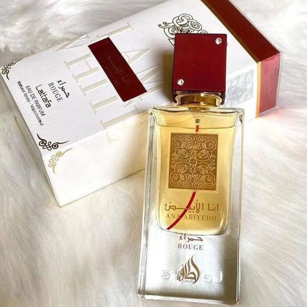 عطر انا الابيض حمراء للنساء من لطافه حجم 60 مل - Genie Perfume Shop