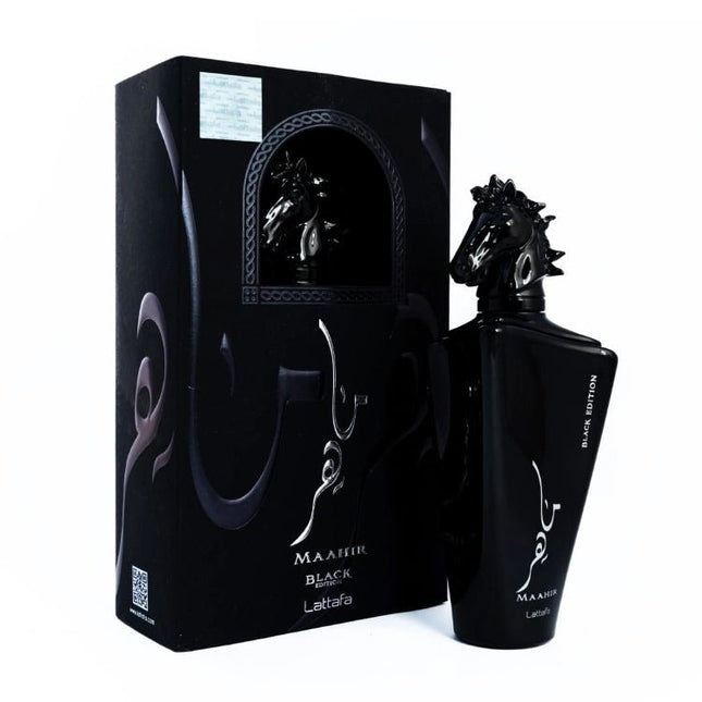 عطر ماهر الاسود للرجال من لطافه حجم 100 مل 5900a20c61e469e17f581c012d49e9c5