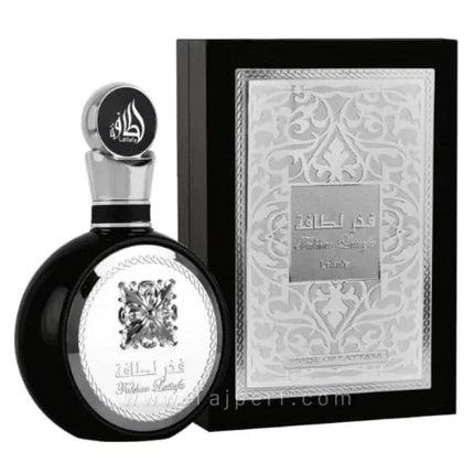 عطر فخر لطافه الاسود للرجال من لطافه حجم 100 مل - Genie Perfume Shop #