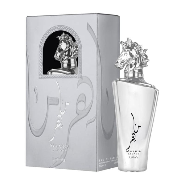 عطر ماهر سلفر للرجال من لطافه - 100 مل - Genie Perfume Shop