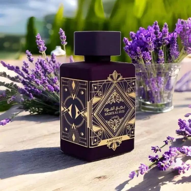 Lattafa Perfume, Badi' Al Oud Violet Amethyst, Unisex, 100ml – Genie Perfume Shop