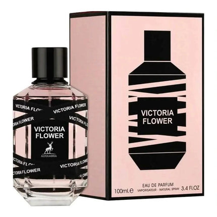 عطر فكتوريا فلاور للنساء من الهمبرا حجم 100 مل - Genie Perfume Shop #