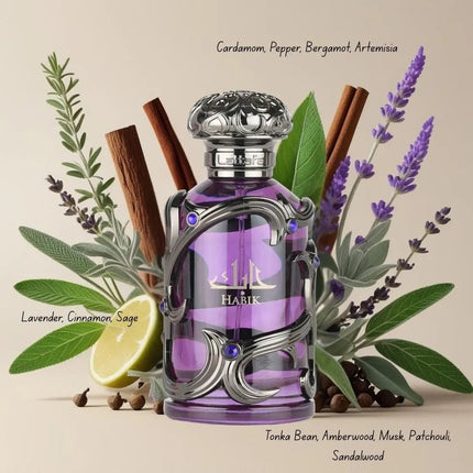 عطر حابك للرجال من لطافه 100 مل - Genie Perfume Shop #
