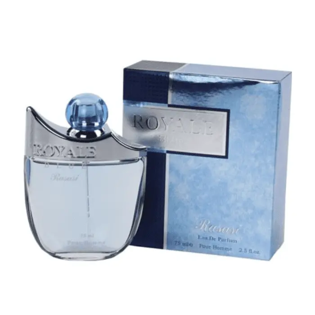 عطر رويال بلو للرجال من الرصاصي حجم 75 مل - Genie Perfume Shop #