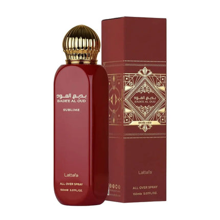 سبراي بديع العود سوبليم الشامل – للجسم، الشعر والملابس 150 مل - Genie Perfume Shop #
