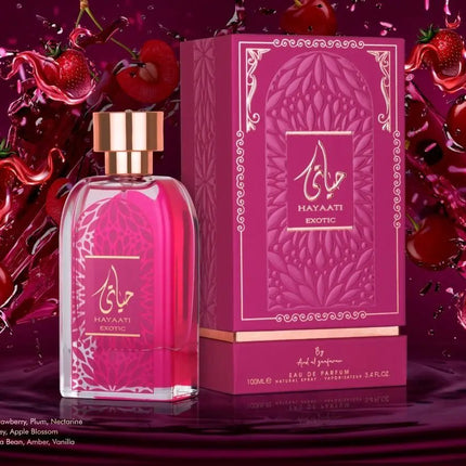 عطر حياتي اكزوتيك للنساء من ارض الزعفران - 100 مل - Genie Perfume Shop #