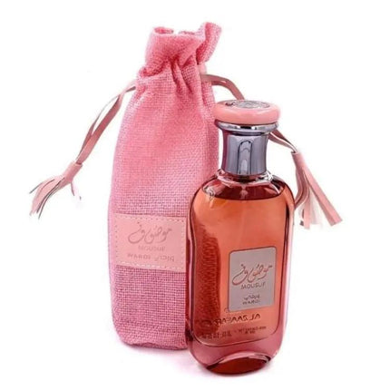 عطر موصوف وردي للنساء من ارض الزعفران حجم 100 مل - Genie Perfume Shop #