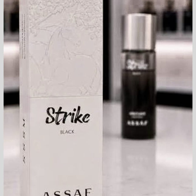 عطر سترايك بلاك للرجال من عساف 125 مل cf7b9cb3ef02a736d1fa513fa1eeb03c