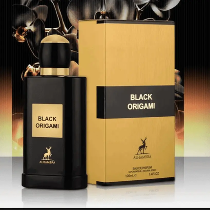 عطر بلاك اوريغامي للجنسين من الهمبرا حجم 100 مل - Genie Perfume Shop #