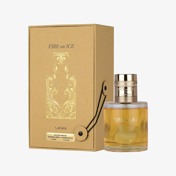 عطر فاير اون آيس للجنسين من لطافه 110 مل dcccd71d28566110916df935d935a101