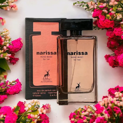 عطر ناريسا روز مسك فور هير للنساء من الهمبرا - 100 مل - Genie Perfume Shop #