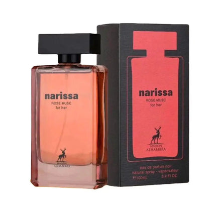 عطر ناريسا روز مسك فور هير للنساء من الهمبرا - 100 مل - Genie Perfume Shop #